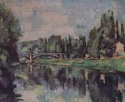 Paul Cezanne Bridge over the Marne Sweden oil painting artist